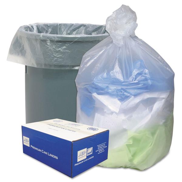 Quality Dustbin Star Seal Garbage Bag , White Colour Disposable Rubbish Bags for sale