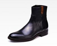 Buy cheap British Carved Leisure Mens Ankle Boots Pointed Toe Brogue Style Chelsea Boots from wholesalers