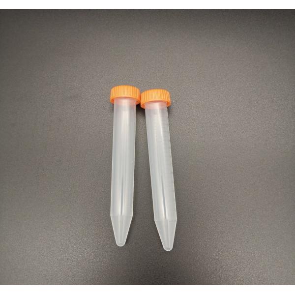 Quality 15ml Screw Cap Graduated Conical Tube Unsterilized PP Material for sale