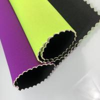 Quality 3mm CR Soft Neoprene Rubber Sheet , Cloth Textured Neoprene Sheet for sale
