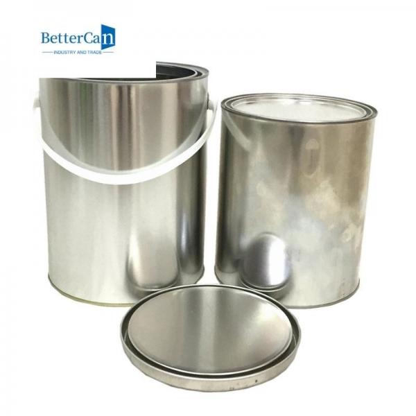 Quality Airtight Seal Metal Paint Tin Recycled Round Empty One Gallon Paint Cans for sale