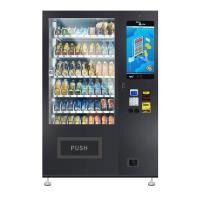 China Customized Sticker wrap Snack And Drink touch screen internet Vending Machines for Pakistan market factory