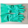 China 15mil 3D Diamond Grain Nitrile Heavy Duty Industry Gloves Flocking Puncture Oilproof Chemical Resistant factory