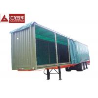 China Aluminum Rails Curtain Side Trailer  π Hook Shape Water - Proof Covering Material factory