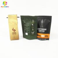 China Flat Bottom Tea Bags Packaging Resealable k For Protein / Coffee Powder factory