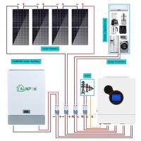 China 24V Hybrid Solar System Kit 10kwh 10kw 15kw For Energy Independence factory