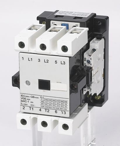 Quality SFC 100 Amp Contactor 3 Pole 500V 2NO 2NC Auxiliary Contact for sale