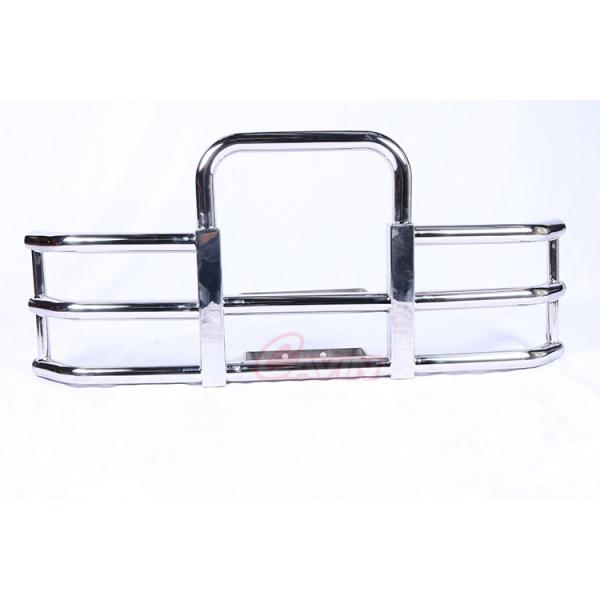 Quality Silver Stainless Steel Hilux Vigo Bull Bar Truck Front Bumper For Pickup for sale