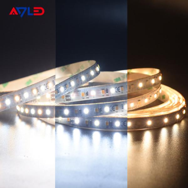Quality 10mm Tunable White LED Strip Warm White Light CCT 2835 Lumileds IP67 IP68 for sale