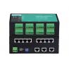 China 8 Serial Ports Modbus Ethernet Gateway With IP30 Protection Housing factory
