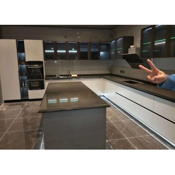 Quality Indoor Decorative 3000*1600 Artificial Quartz Slabs Countertops And Flooring for sale