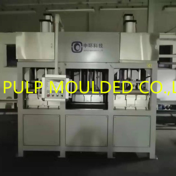 Quality Biodegradable Bagasse Pulp Production Line , Bagasse Plate Machine 440V for sale