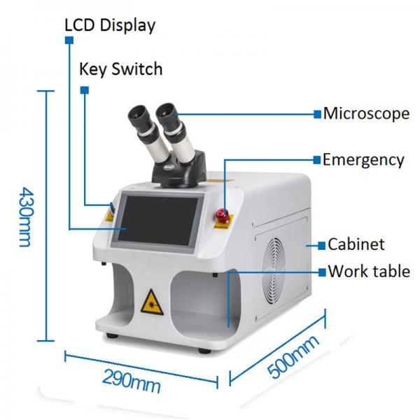 Quality Portable Manual Laser Jewellery Welding Machine For Platinum for sale