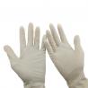 China Non Slip Disposable Latex Examination Gloves , Disposable Rubber Gloves factory