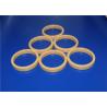 China High Precision 95% - 99.5% Alumina Ceramic Seal Rings Yellow / White factory