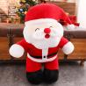 China Soft Huggable Delicate Touch Animated Plush Christmas Toys 50cm Big Santa Claus Delightful Cuddly Gift factory