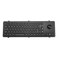 Quality IP65 Metallic industrial metal usb keyboard with mechanical trackball and for sale