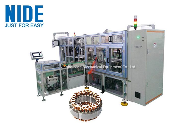 China High Effeciency Lacing Machine Four Working Stations Stator Coil Winding Lacer factory