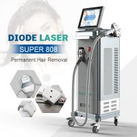 Quality No Pain 3 Waves Diode Laser Hair Removal Machine 1200W for sale