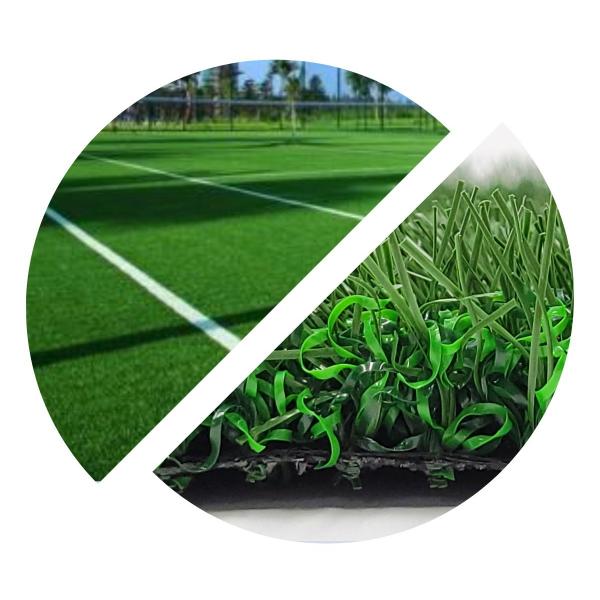 Quality Non Infill Soccer Artificial Grass 2x5 3/8