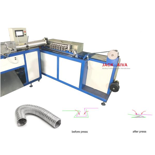 Quality Triple Lock Aluminum Flexible Duct Machine Ductwork Machine for sale