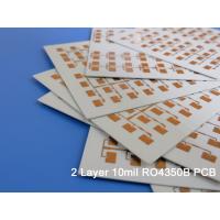 Quality High frequency PCB Rogers 10mil 0.254mm RO4350B Double Sided RF PCB for sale