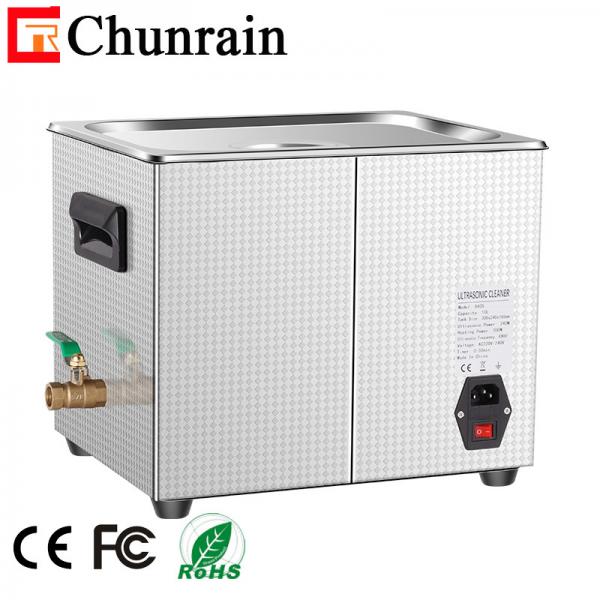Quality Pipettes Lab Ultrasonic Cleaner , 240W 80KHZ 10l Ultrasonic Cleaner for sale