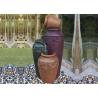 China 36 Inch Countryside Pots Lighted Outdoor Water Fountains factory