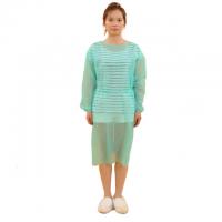 China Non - Toxic Disposable Lab Gown , Disposable Coveralls For Asbestos Removal factory