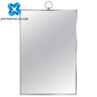 China 5mm Metal Framed Full Length Mirror , Rectangular Arch Free Standing Mirror For Living Room for sale