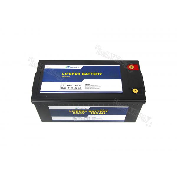 Quality 180Ah 24V Lithium Ion Battery Pack 25.6V Deep Cycle Battery For Travel Trailer for sale