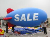 China flying balloon inflatable blimp shape balloon helium blimp for sale factory