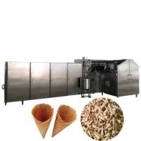 Quality Snack Food Factory Automatic Rolled Sugar Cone Making Machine for sale