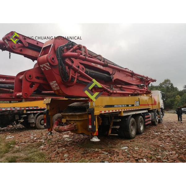 Quality In 2016 Sany Heavy Industry Mercedes-Benz Used Concrete Pump Truck 62 Meters for sale