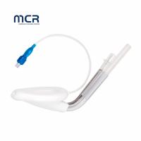 China Disposable Double Lumen  Silicone Curved Laryngeal Mask Airway With Soft Cuff factory