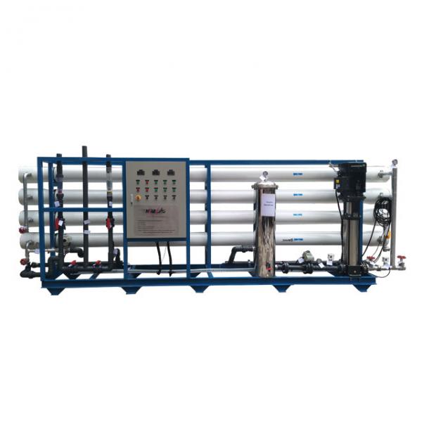 Quality PLC Brackish Water Treatment System , UPVC Brackish Water Desalination Plant for sale