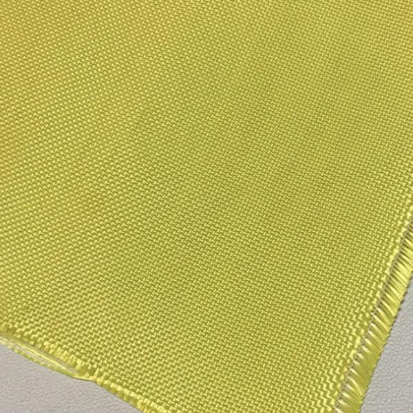 Quality Yellow Bulletproof Para Aramid Fabric 400gsm Woven Kevlar Cloth for sale