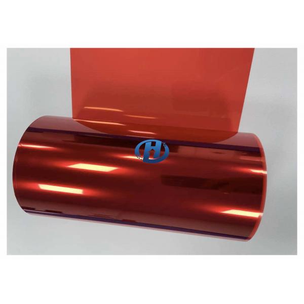 Quality 36 μm PET Red Non-Silicone Release Film for Labels Cellphone 3C industries for sale