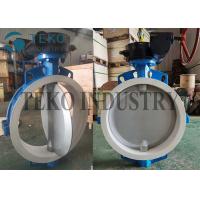 china Two Pieces Body Replaceable Seat Semi Lined Butterfly Valve