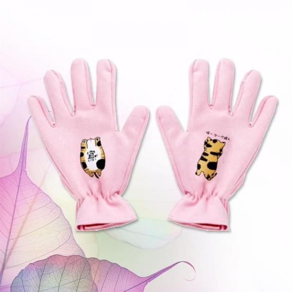 Quality Pink Professional Pet Grooming Gloves Bath Cleaning Glove For Cat / Dog for sale