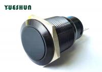 China Aluminum Anti Vandal Push Button Switch , 19mm IP67 Push Button Switch factory