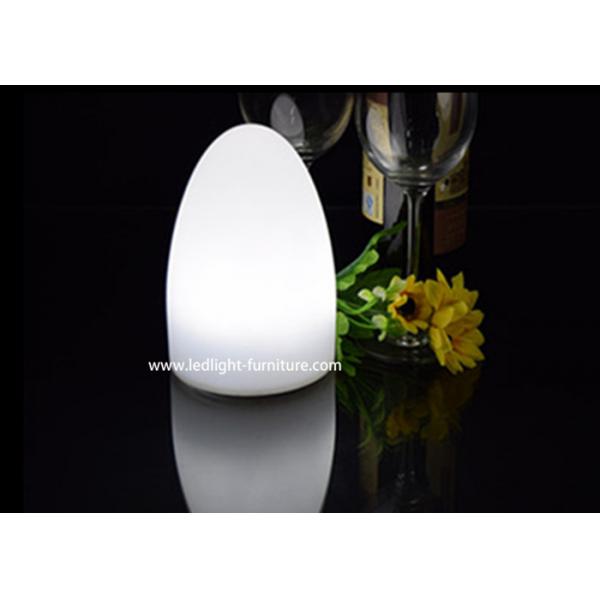 Quality Small LED Decorative Table Lamps , Rechargeable Egg Shaped Night Light  for sale