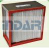 China 500Pa Final Pressure Drop Custom HEPA Filter H13 With 350℃ Heat Resistant Separator factory