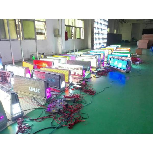 Quality High brightness P4 Taxi LED Display advertising , taxi sign for car for sale