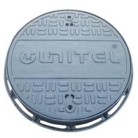 Quality Round Double Sealed Manhole Cover EN124 C250 Easy Installation for sale