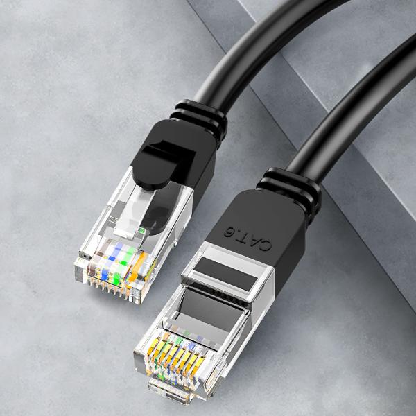 Quality OEM 24AWG Cat6 Lan Cable Patch Cord BC7 0.2 UTP PVC Jacket With RJ45 Connector for sale