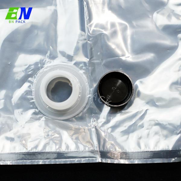 Quality Custom Bag In Box Beverage Wine Cola Oil Milk Water Aseptic Foil Bags With for sale
