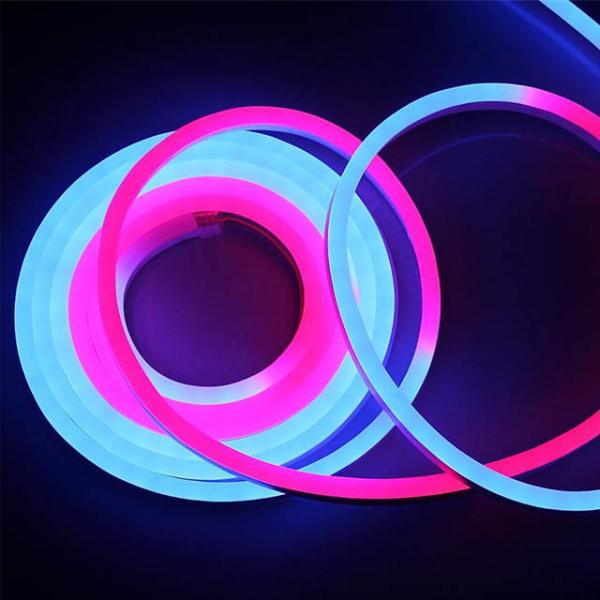 Quality Led Digital Neon Sign24V RGB SMD5050 60leds/M Outdoor Wall Mounted Led Lights IP67 for sale