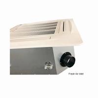 China 4 Directions Air Flow Ceiling Mounted Chilled Water FCU Fan Coil Unit for sale