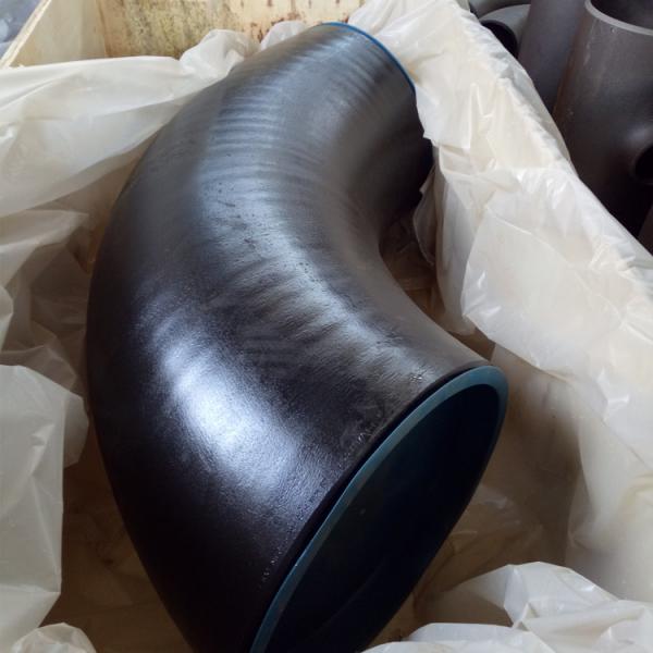 Quality B16.9 STD MS Butt Welded Pipe Fittings 1.5D Long Radius 90 Degree Bend ASME A234 SCH 40 for sale